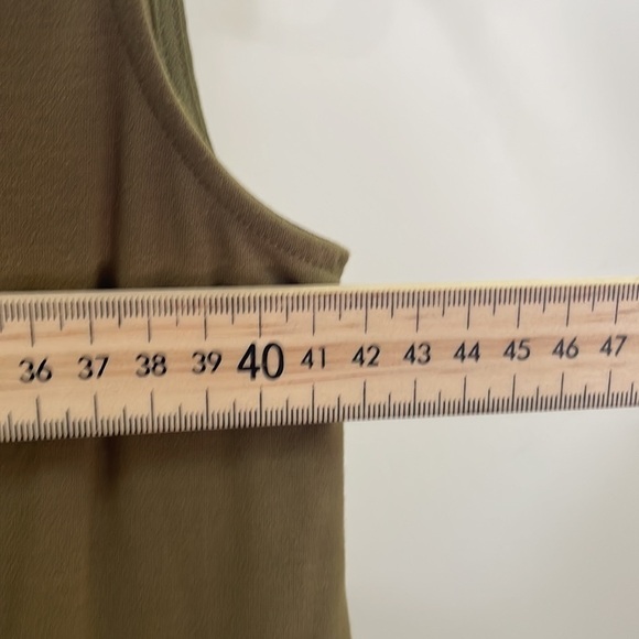 Cos - 100% Silk Sleeveless Shirt Flowly Top  - Green - SX - Picture 5 of 7